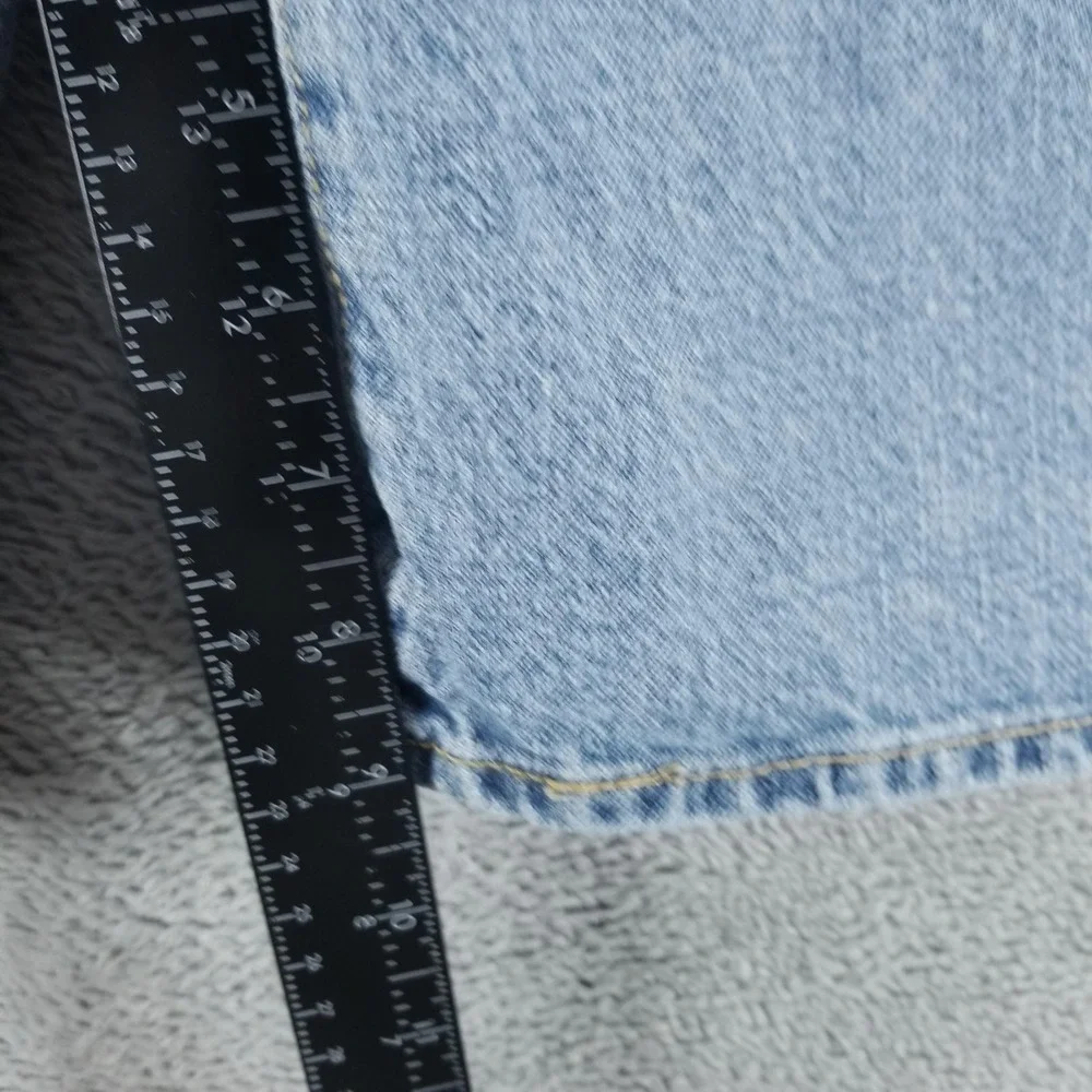Levis 550 Shorts Mens 38 Blue Denim Bermuda Relaxed Fit 11